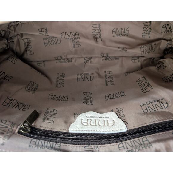 Anna By Anuschka Handpainted Leather Shoulder Bag Rustic Banquet NWOT Boho... - Picture 5 of 7